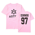 Camisetas T-shirts Femininas Kpop Astro - Cha Eun-woo - 100% Cotton